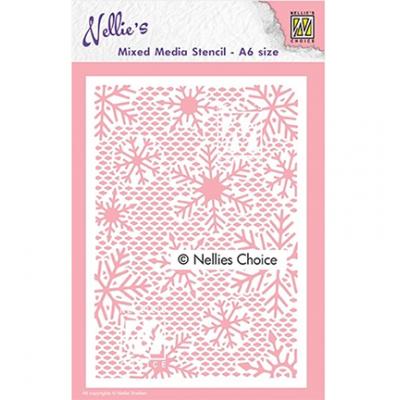 Nellies Choice Stencil - Small Snowflakes